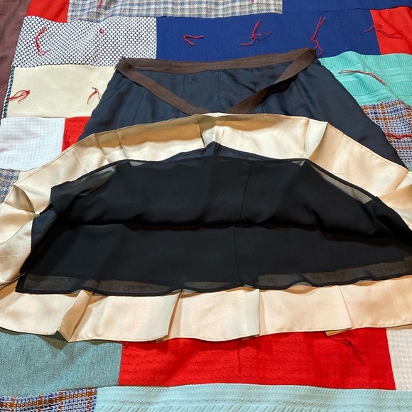 Color Block Silk Skirt By GAP Brand. - Picture 5 of 16